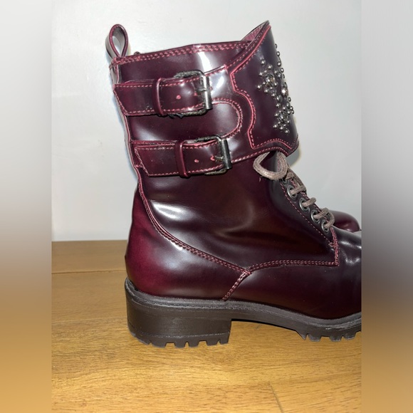 Mia Lace Up Combat Boots Size 7 - Picture 2 of 10